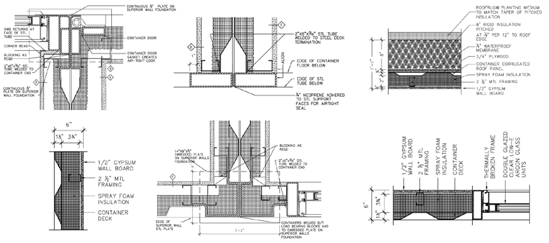 Shipping Container Home - RSCP - Detail examples