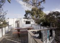 Children`s Activity Centre  By Phooey Architects.  Shipping Container Prefab Green Architecture, Sustainable And Economical.