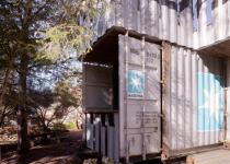 Children`s Activity Centre  By Phooey Architects.  Shipping Container Prefab Green Architecture, Sustainable And Economical.