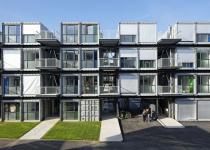 Cité A Docks Student Housing: 100 Student Dorm Rooms Made From Shipping Containers.