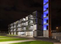 Cité A Docks Student Housing: 100 Student Dorm Rooms Made From Shipping Containers.