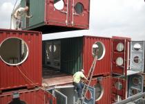 Container City - Multi Unit Prefab Green Architecture Made Of Shipping Containers.