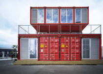 Puma Flexible Container Retail.  Mobile shipping container prefab modular architecture.